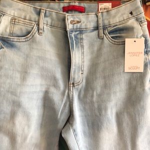 Jennifer Lopez Light Blue High Rise skinny Jeans size 6 no longer with tags